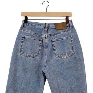 Vintage Calvin Klein 90s High Waist Blue Straight LegMom Jeans Size 10 29 Waist